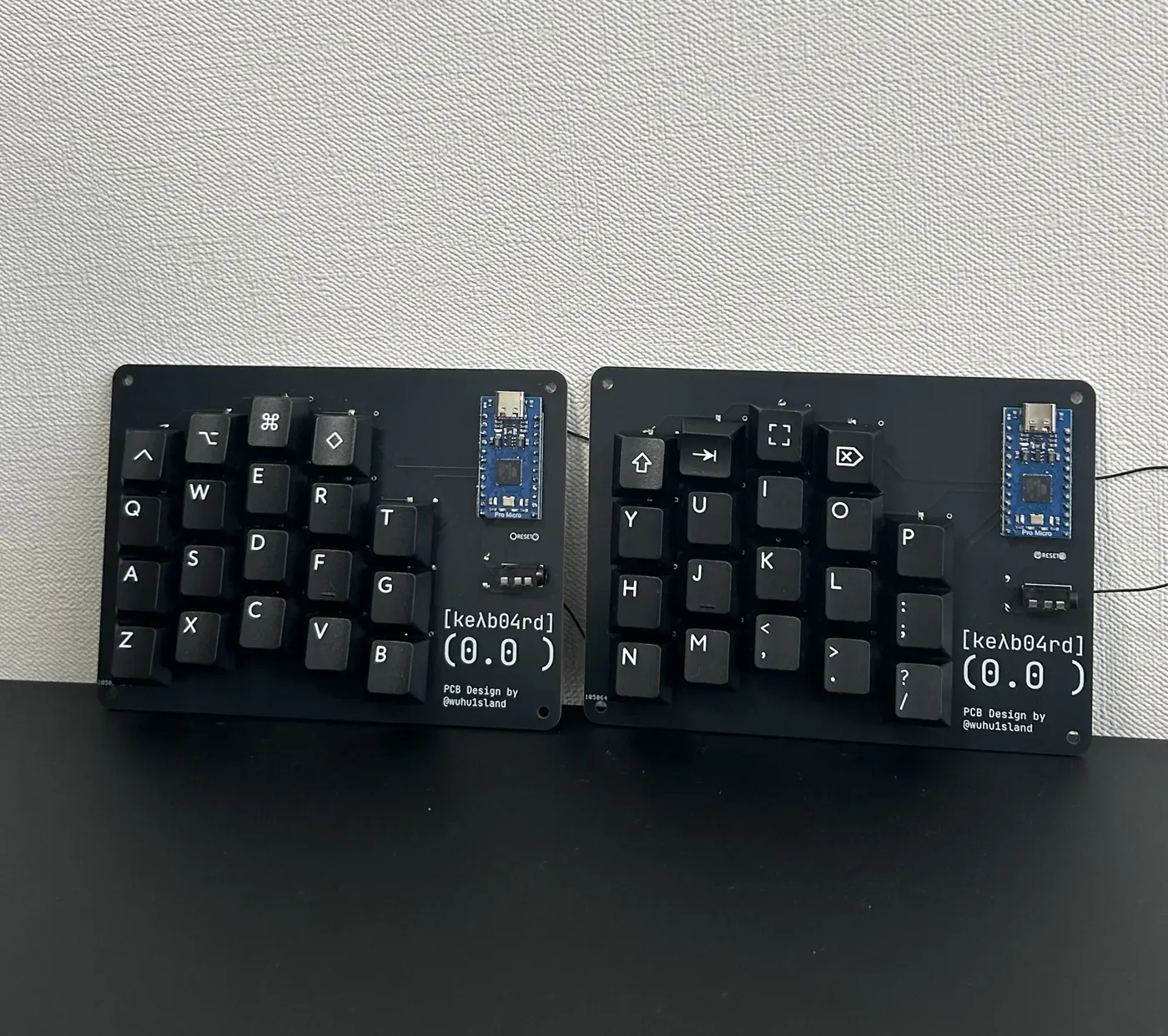 自主設計 分割キーボード